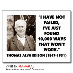 Thomas Edison.Resilience.Vinesh Maharaj